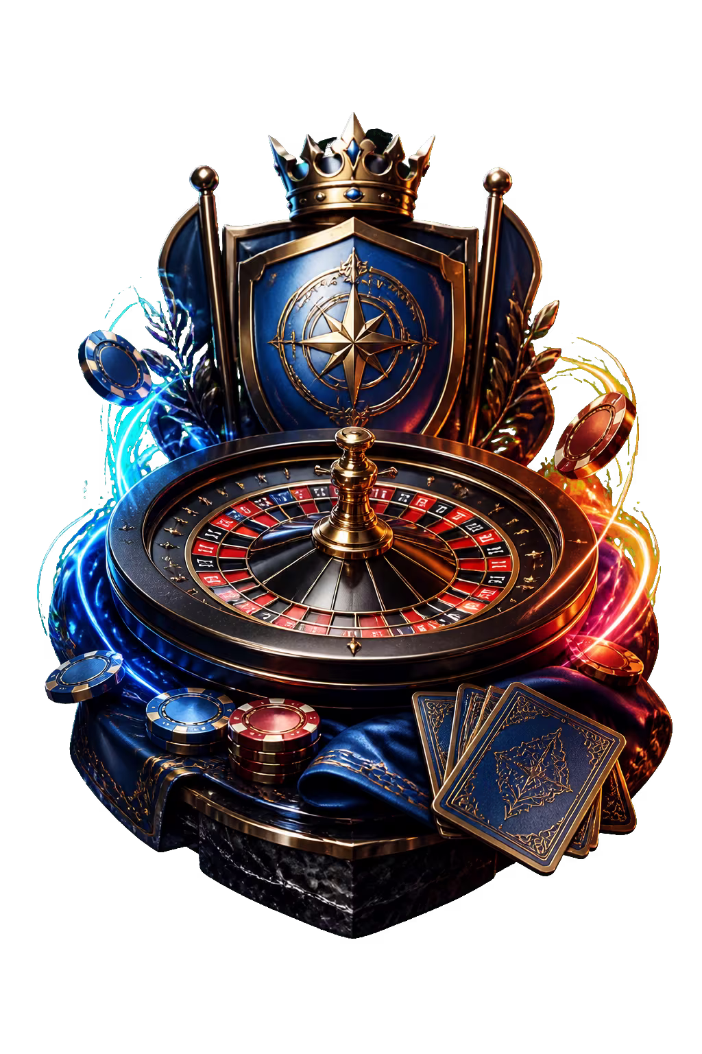 Conquestador-style live table and casino game symbols